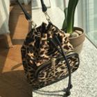Leopard Bucket Bag With Strap Leopard - One Size