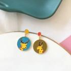 Deer Pendant Drop Earring / Clip-on Earring