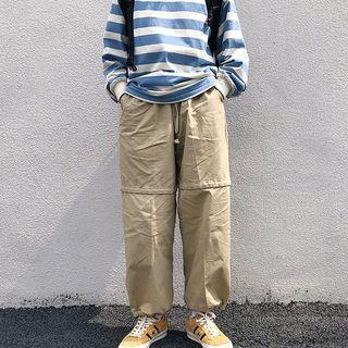 Adjustable Cuff Three-way Cargo Pants