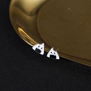 Cartoon Sterling Silver Ear Stud