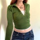 Plain Long Sleeve Button-front Polo-shirt