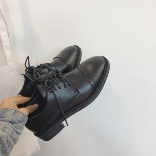 Block Heel Brogues
