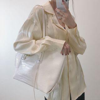 Faux Leather Tote Bag (various Designs)