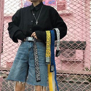 Print Canvas Belt