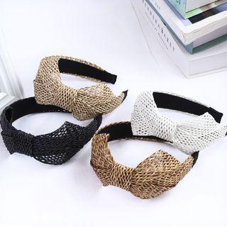 Bow Straw Headband
