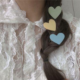 Heart Plastic Hair Clip