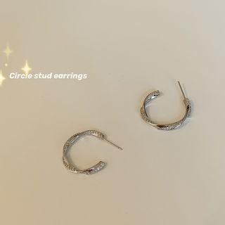 925 Sterling Silver Hook Earring 1 Pair - 925 Silver Needle - One Size