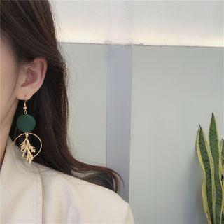 Circle Branch Drop Earring