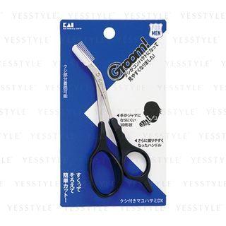 Kai - Groom Eyebrow Scissors Dx With Comb 1 Pc