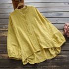 Buttoned Eyelet Blouse