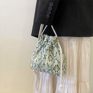 Pattered Bucket Bag