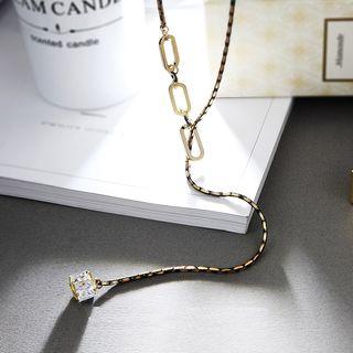 Crystal Cubic Necklace