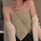 Striped Asymmetrical Camisole Top