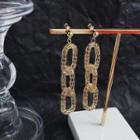 925 Sterling Silver Chained Dangle Earring 1 Pair - One Size
