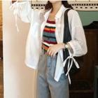 Striped Camisole / Light Jacket
