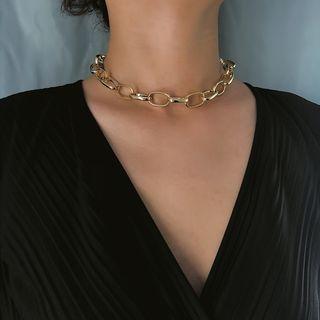 Aluminium Chunky Chain Choker