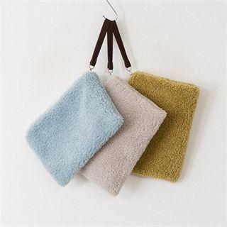 Sherpa-fleece Clutch