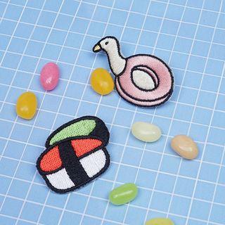 Embroidered Brooch Pin