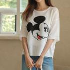 Mickey Mouse Loose-fit Knit Top