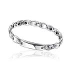 Fashion Stainless Steel Bracelet With Germanium And Magnet For Women - 17cm