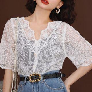 Crochet Cut-out Top