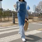 Gradation Wide-leg Overall Jeans