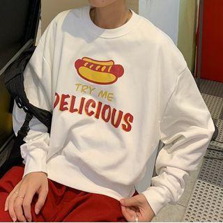 Long-sleeve Hot Dog T-shirt