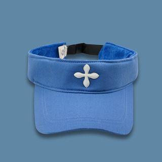 Cross Applique Visor