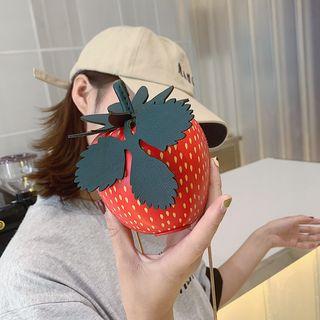 Strawberry Messenger Bag  - Red