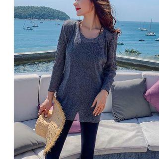 Strappy Wetsuit / Long-sleeve Cover-up