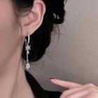 Branches Rhinestone Alloy Dangle Earring 1 Pair - Asymmetric - Silver - One Size