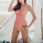 Keyhole Front Swimsuit / Cover-up Jacket / Set