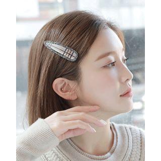 Plaid Tweed Hair Clip In 2 Designs