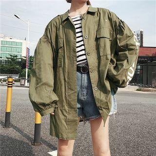 Loose-fit Lettering Jacket