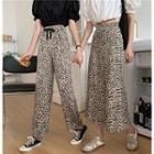 Leopard Print Wide-leg Pants / Maxi Skirt