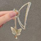 Butterfly Pendant Alloy Hair Clamp