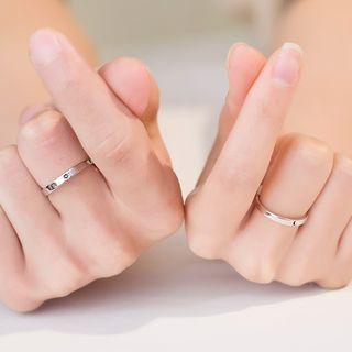 Couple Matching 925 Sterling Silver Ring / Set