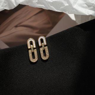 Shell Dangle Earring 1 Pr - Gold - One Size