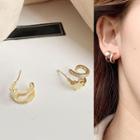 Star Stud Earring 1 Pair - Stud Earring - Gold - One Size