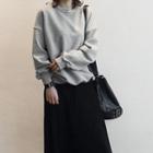 Drop-shoulder Seam Sweatshirt