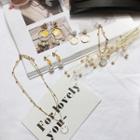 Faux Pearl Earrings / Bracelet / Necklace