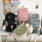 Couple Matching Flap Backpack / Bag Charm / Set