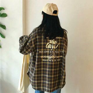 Flap-pocket Boxy Check Shirt