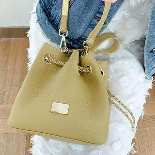 Chain Crossbody Bucket Bag