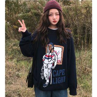 Cartoon Jacquard Sweater