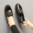 Low Heel Chain Loafers