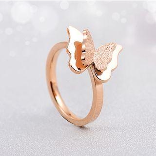 Butterfly-accent Ring
