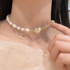 Freshwater Pearl Panel Choker