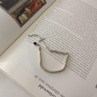 925 Sterling Silver Cross Bracelet As Shown In Figure - One Size