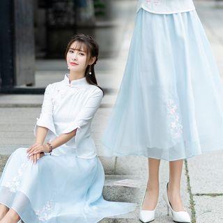 A-line Midi A-line Skirt